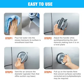 CRAFTZONE Aluminum Dent Puller Kit – 7 Pack Strong Tool