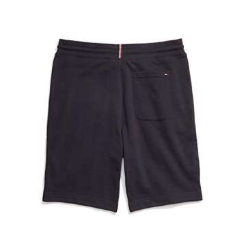 Tommy Hilfiger Mens Men's Adaptive Stretch Cotton with Slide Loop Closure Casual Shorts, Skycaptain, Small US