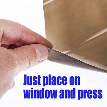 Safety 1st 2-Pack Static Cling Side Automotive Window Sunshades, Baby Car Sun Shade, Universal Glare & Solar Protection Film