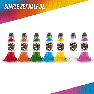 Vegan Tattoo Ink Bundle with Pastel & Simple Colors