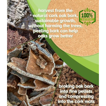 KITLAB Cork Trivets Set 6 Pack Heat Resistant for Kitchen