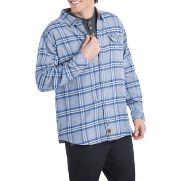 Legendary Whitetails Men's Standard Buck Camp Flannel Shirt - Long Sleeve Casual Shirt