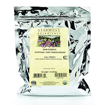 Starwest Botanicals Organic Nutritional Yeast Powder - 1 LB
