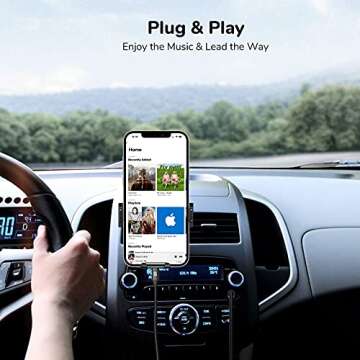 [Genuine Apple MFI Certified] Aux Cord for iPhone Syncwire 3.3FT iPhone Aux Cord for Car Stereo, Speaker, Headphone Compatible with iPhone 14/14 Pro/14 Pro Max/13/12/11/XR/X/8