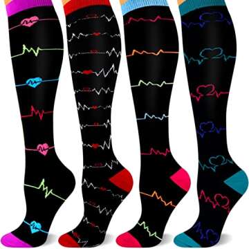 HLTPRO Women Compression Socks for Circulation Support