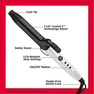 Revlon Crystal C Hair Curling Iron - Shiny Curls Anywhere