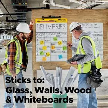 Post-it Super Sticky Easel Pad, 25 x 30 Inches, 30 Sheets/Pad, 1 Pad (560SS), Large White Grid Premium Self Stick Flip Chart Paper, Super Sticking Power