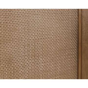 Elegant Brown Coastal Bar Storage Cabinet | Fully Assembled