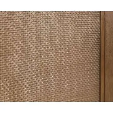 Elegant Brown Coastal Bar Storage Cabinet | Fully Assembled