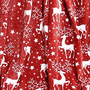 Elegant Comfort Plush Holiday Fleece Blanket 50 x 60