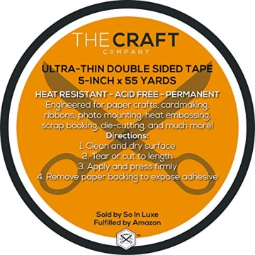 Premium Ultra-Thin Double-Sided Craft Tape for All Projects