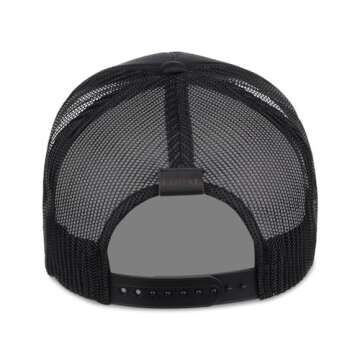 Local Crowns Louisiana Captain Foam Trucker Adjustable Snapback Hat blk/gl