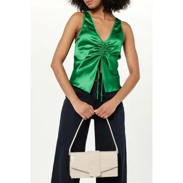 Stylish The Drop Women's Safiya Flap Shoulder Bag