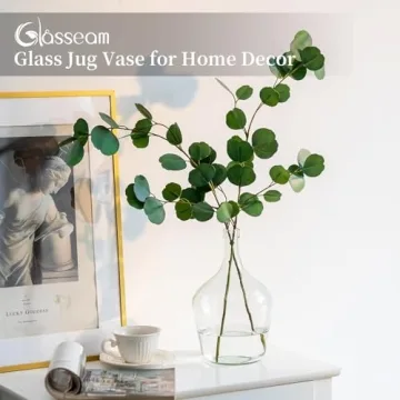 Elegant Large Glass Vase for Home Decor and Weddings