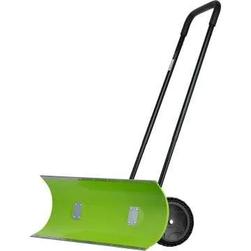 Earthwise Dual-Sided Snow Shovel for Easy Snow Removal