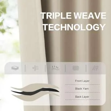 DUALIFE Room Darkening Curtains for Elegant Home Décor