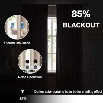 DUALIFE Room Darkening Curtains for Elegant Home Décor