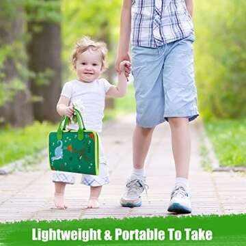 Busy Board, Montessori Toys for 1 2 3 4 Year Old Boys Girls, Sensory Board Learning Toys for Fine Motor & Basic Life Skills, Toddler Travel Toys for Plane and Car, Preschool Educational Gift for Kids