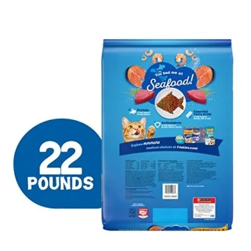 Purina Friskies Dry Cat Food with Seafood Flavor 22 lb