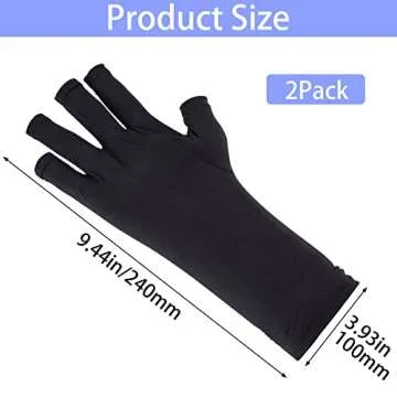 ANCIRS UV Gloves for Gel Nails - Excellent Skin Protection