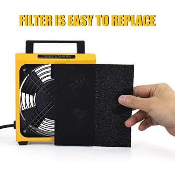 Solder Fume Extractor Smoke Absorber Remover Smoke Prevention Absorber Fume Extractor Smoke Fan Soldering Fan DIY Working Fan for Soldering Station Stained Glass Laser Cutter