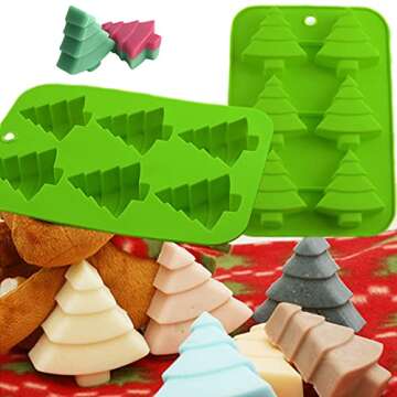 Christmas Tree Silicone Mold for Baking Fun