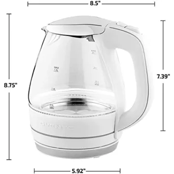 OVENTE Glass Electric Kettle Fast Boiling BPA Free 1.5L
