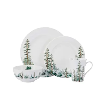 Mikasa Lightweight Chip Resistant Watercolor Dinnerware Set