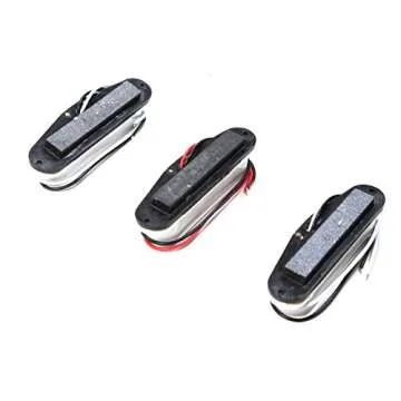 Wilkinson HOT Single Coil Pickups for Stratocaster Strat guitars, WHITE MWHS