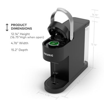 Keurig K-Slim Single Serve Coffee Maker: Compact & Efficient