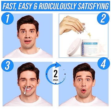 KENASHII Nose Wax Kit for Pain-Free Hair Removal