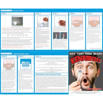 KENASHII Nose Wax Kit for Pain-Free Hair Removal