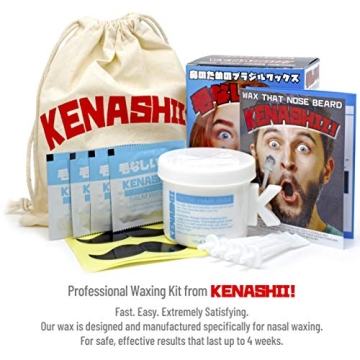 KENASHII Nose Wax Kit for Pain-Free Hair Removal