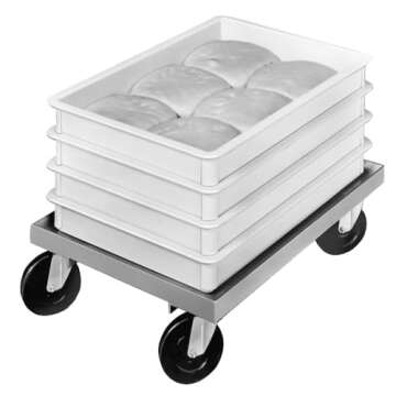 Channel Manufacturing Pizza Dough Box Dolly - Superior Quality Transport Rack