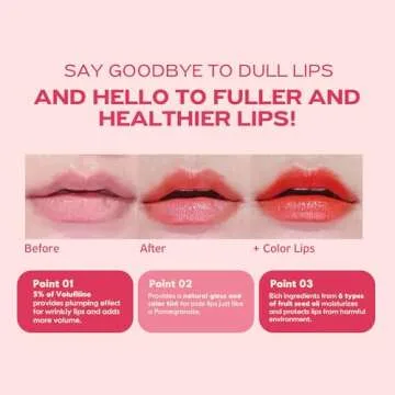 FRUDIA Pomegranate Honey Lip Balm for Hydration & Plumpness