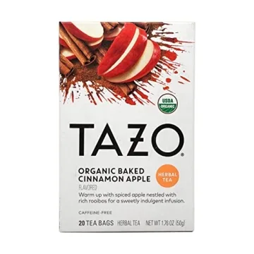 Tazo Organic Baked Cinnamon Apple Tea - 20 Count of Cozy Bliss