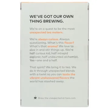 Tazo Organic Baked Cinnamon Apple Tea 20 ct for Cozy Moments