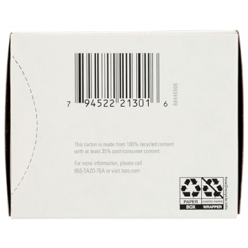 Tazo Organic Baked Cinnamon Apple Tea 20 ct for Cozy Moments