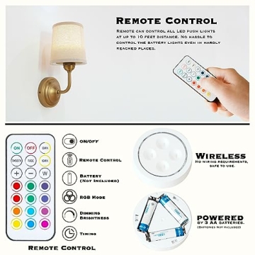 HEQIQEH Vintage Gooseneck Battery Operated Wall Sconce Light Fixture Set of 2 with Remote Control, Flared Funnel Linen Fabric Shade Dimmable Nightstand Lamps for Bedside Bedroom Living Room Lounge