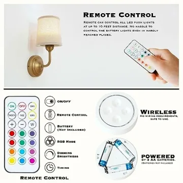 HEQIQEH Vintage Gooseneck Battery Operated Wall Sconce Light Fixture Set of 2 with Remote Control, Flared Funnel Linen Fabric Shade Dimmable Nightstand Lamps for Bedside Bedroom Living Room Lounge