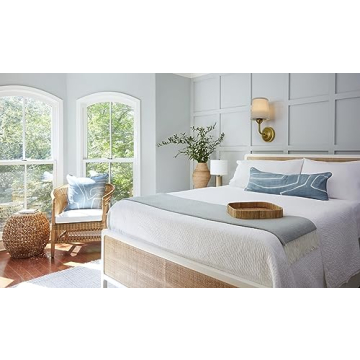 HEQIQEH Vintage Gooseneck Battery Operated Wall Sconce Light Fixture Set of 2 with Remote Control, Flared Funnel Linen Fabric Shade Dimmable Nightstand Lamps for Bedside Bedroom Living Room Lounge