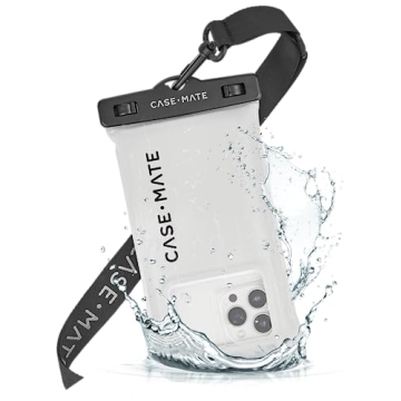 Case-Mate IP68 Waterproof Phone Pouch - Stylish and Functional Floating Case with Lanyard for All Wa...