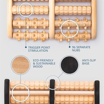 TheraFlow XL Dual Foot Massager for Plantar Fasciitis Relief