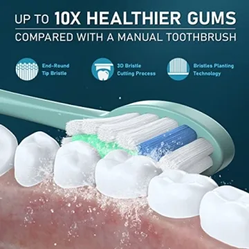 YUNCHI Sonic Electric Toothbrush for Adults & Kids