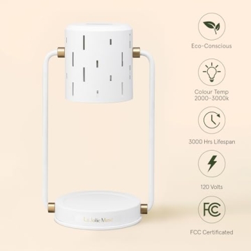 LA JOLIE MUSE Candle Warmer Lamp with Timer and Dimming