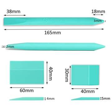 She Love Screen Printing Squeegee Mini Squeegees, Self Adhesive Screen Stencil Squeegee, Chalk Paste...