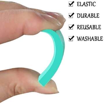 She Love Screen Printing Squeegee Mini Squeegees, Self Adhesive Screen Stencil Squeegee, Chalk Paste Squeegees and Rubber Stick 9 Pieces Set, Screen Printing Tools for Applying Chalk Paste or Ink