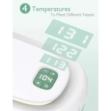 Momcozy Baby Wipe Warmer, Innovative Spring Design, Large Capacity Wipes Dispenser, Fast and Even Heating, 4 Modes of Temperature Heating Control, Diaper Wipe Warmer with Night Light