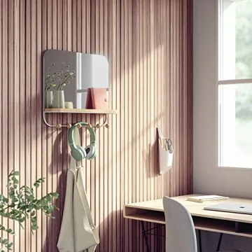Umbra Estique Over-The-Door Organizer with Mirror