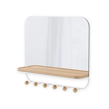 Umbra Estique Over-The-Door Organizer with Mirror